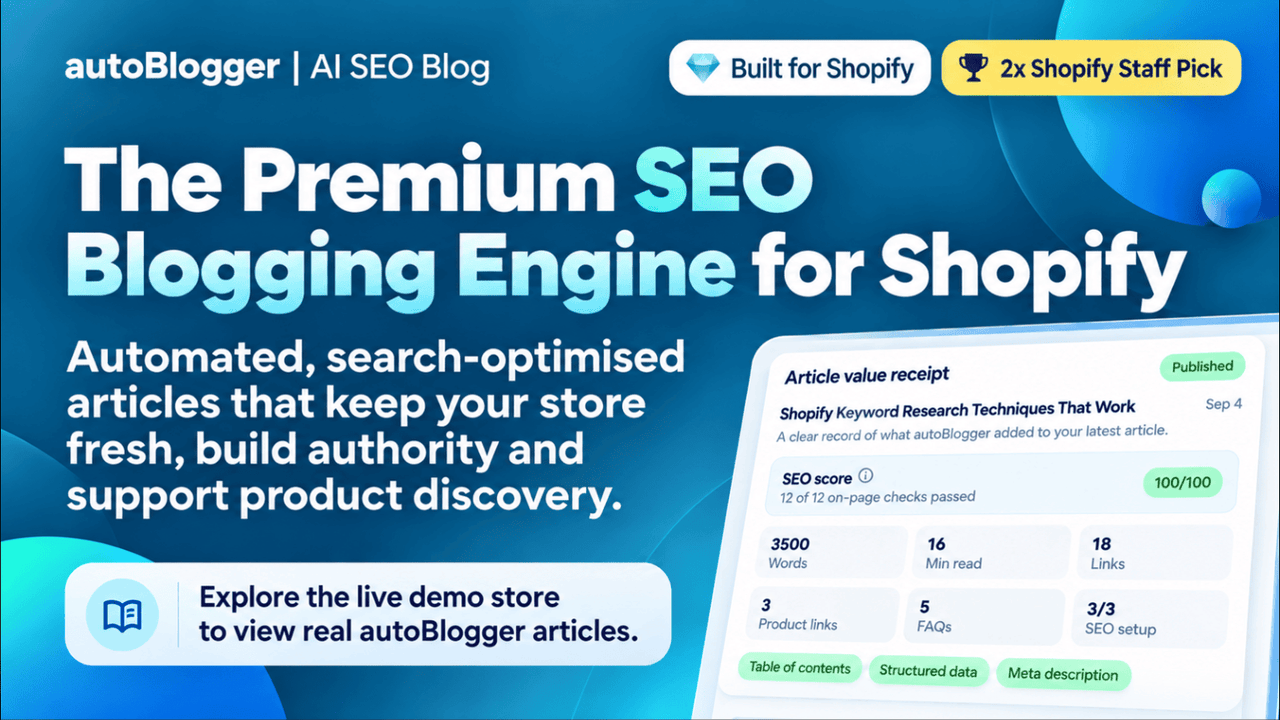 autoBlogger | AI Blog Writer official product preview