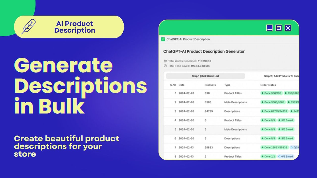 AI Product Description-ChatGPT official product preview