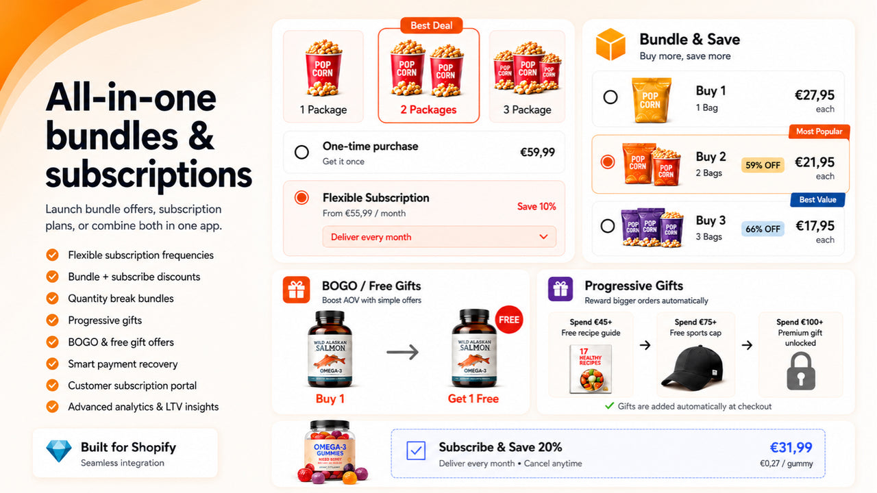 Beez - Subscriptions & Bundles official product preview