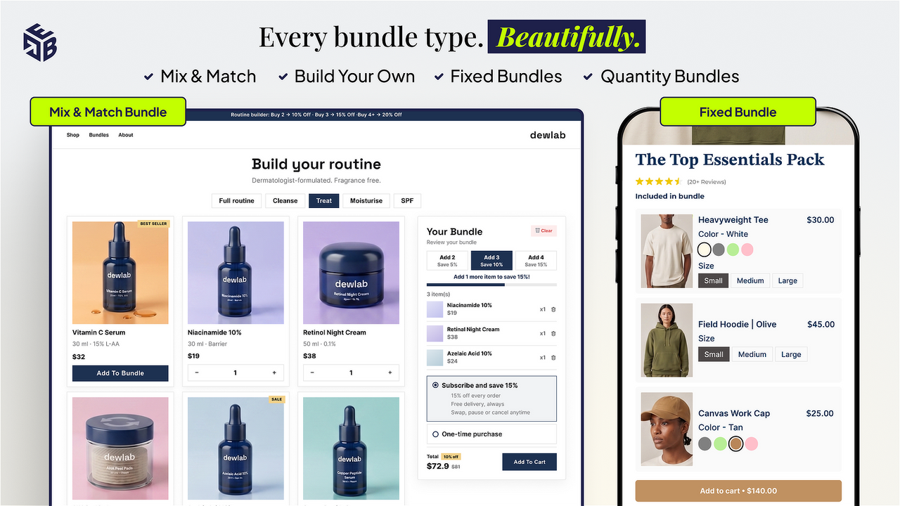 Easy Bundles: Bundle Builder official product preview