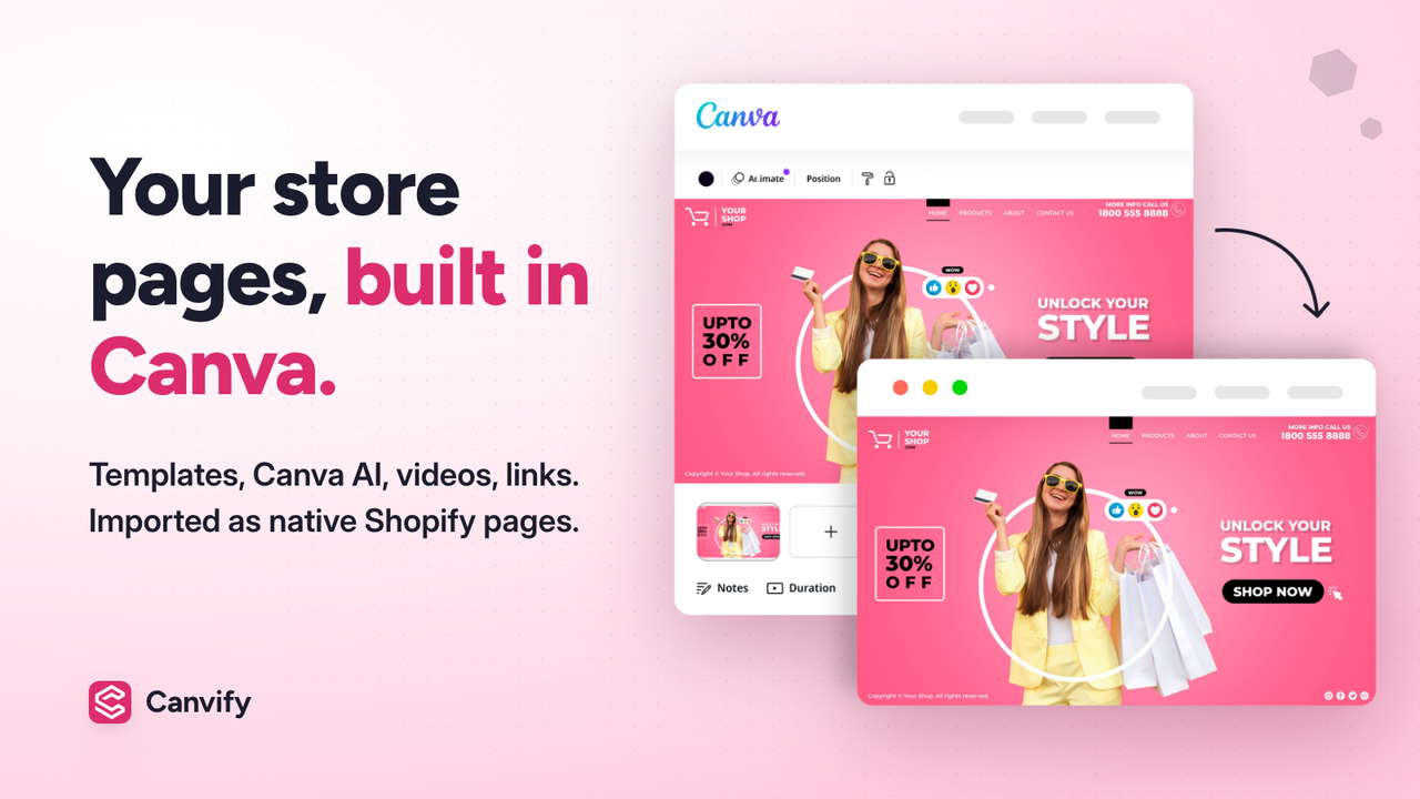 Canvify: Canva AI Page Builder official product preview