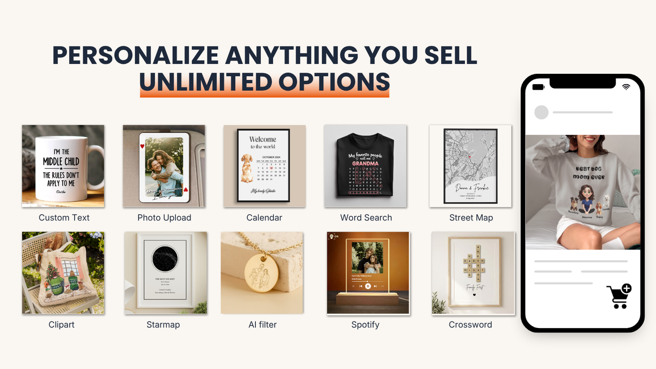Customix Product Personalizer official product preview