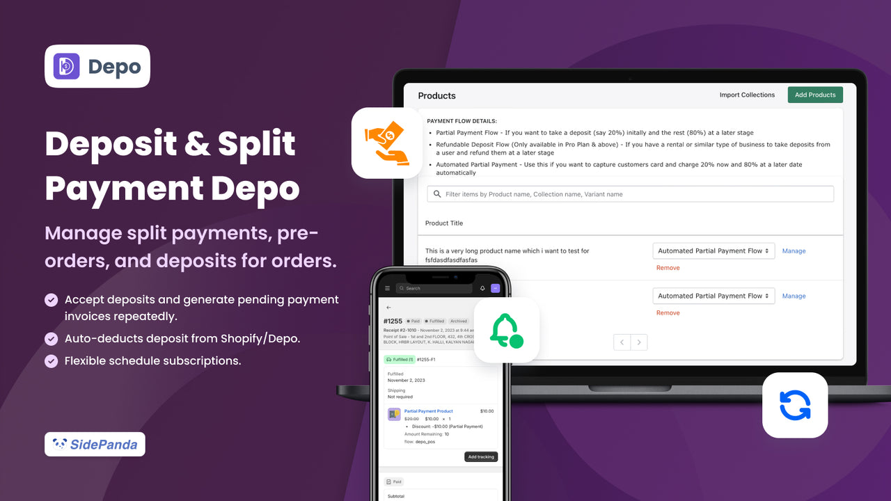 Deposit & Partial Payment Depo official product preview