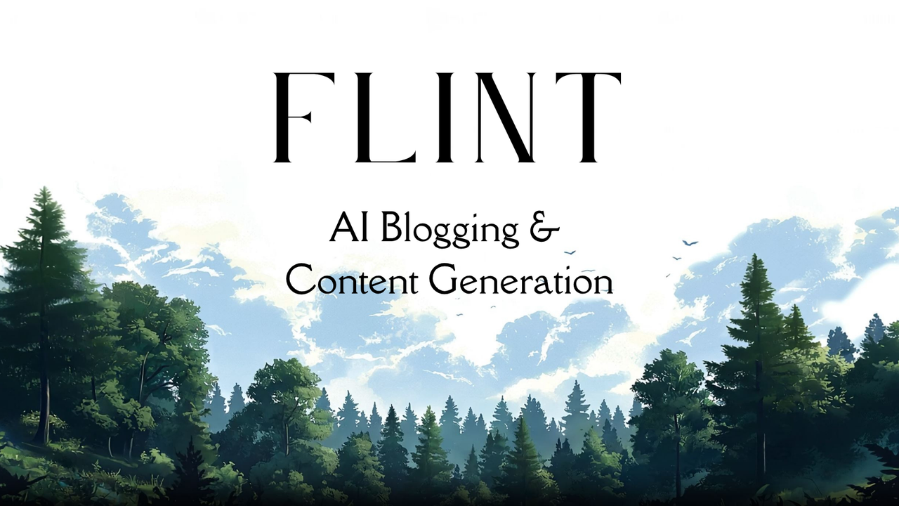 Flint AI Blog Post Writer &SEO official product preview