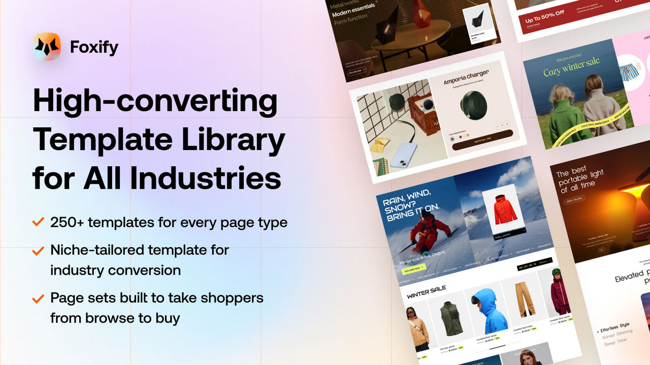 Foxify AI Store Builder official product preview