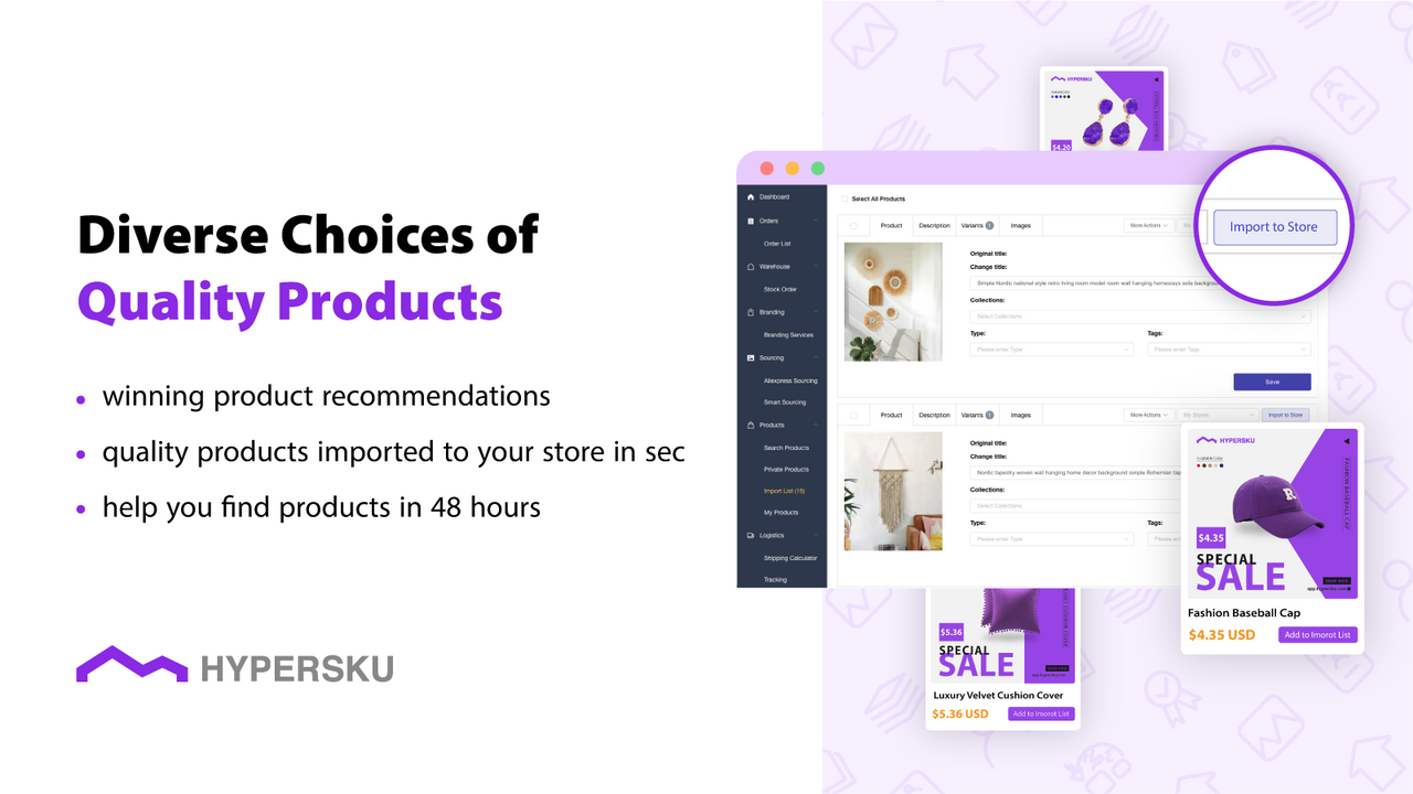 HyperSKU – POD & Dropshipping official product preview