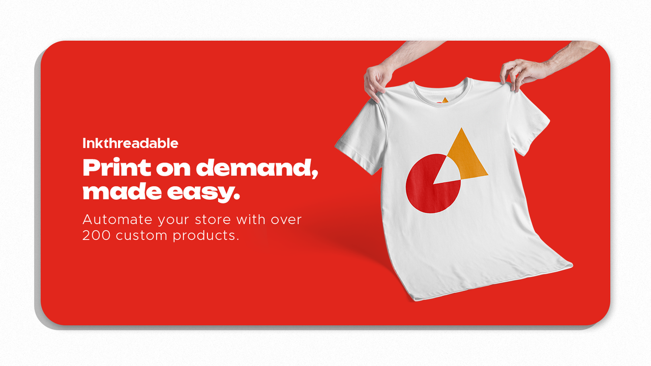 Inkthreadable: Print on Demand official product preview