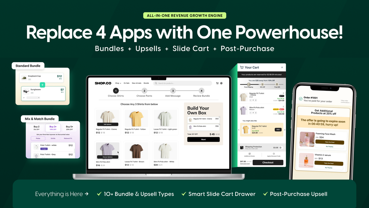 Kefi Product Bundle Builder official product preview