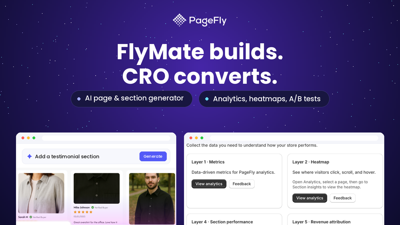 PageFly ✦ AI Page Builder official product preview