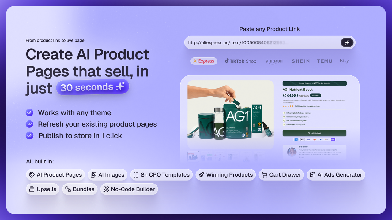 PagePilot: AI Page Builder official product preview