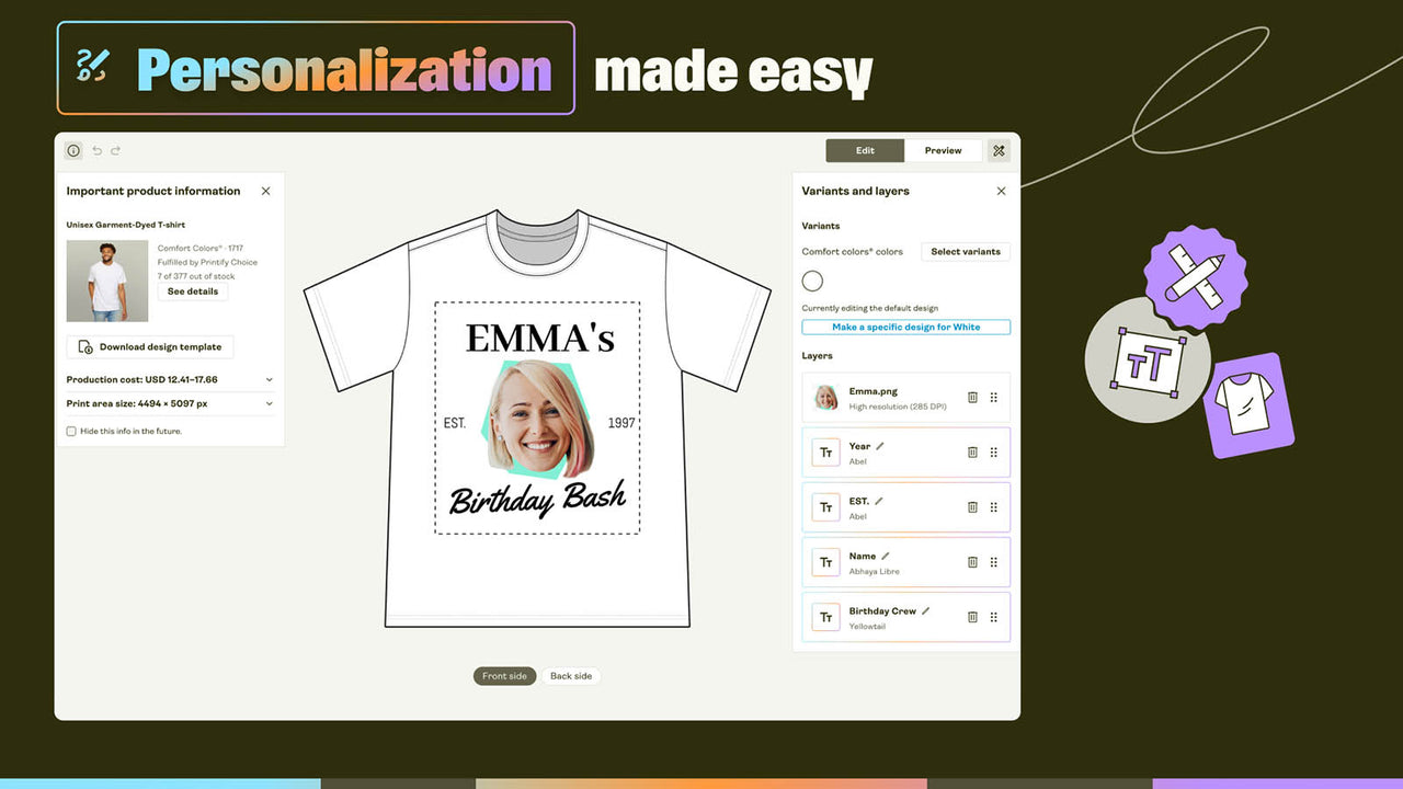Printify: Print on Demand official product preview