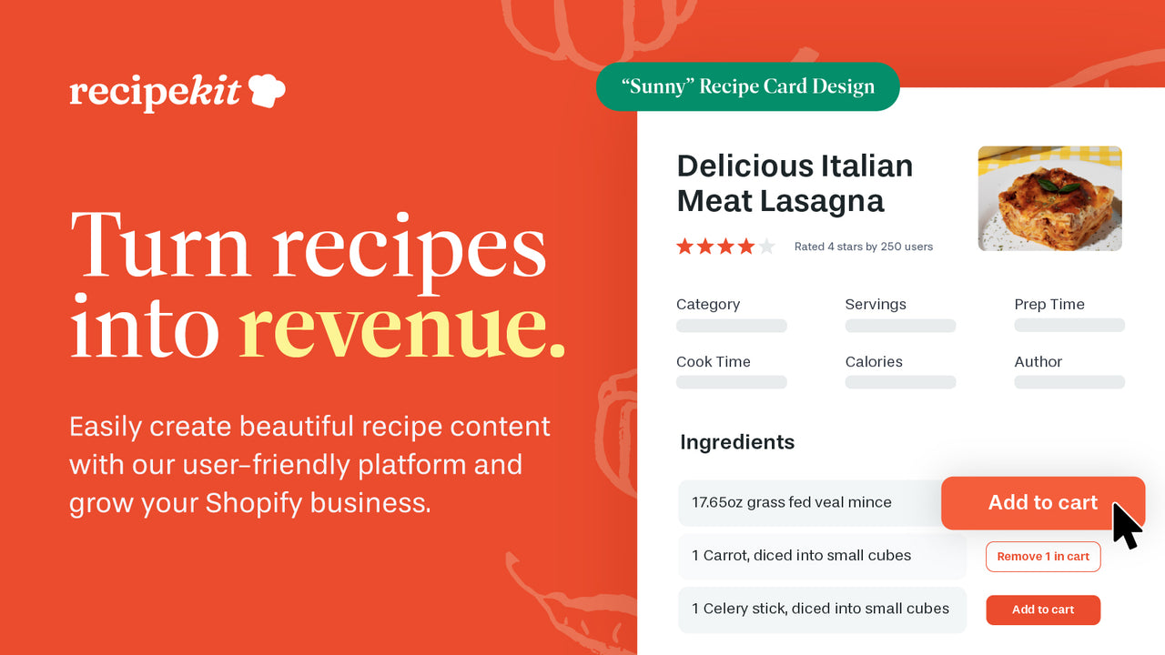 Recipe Kit - Blog Post Recipes official product preview