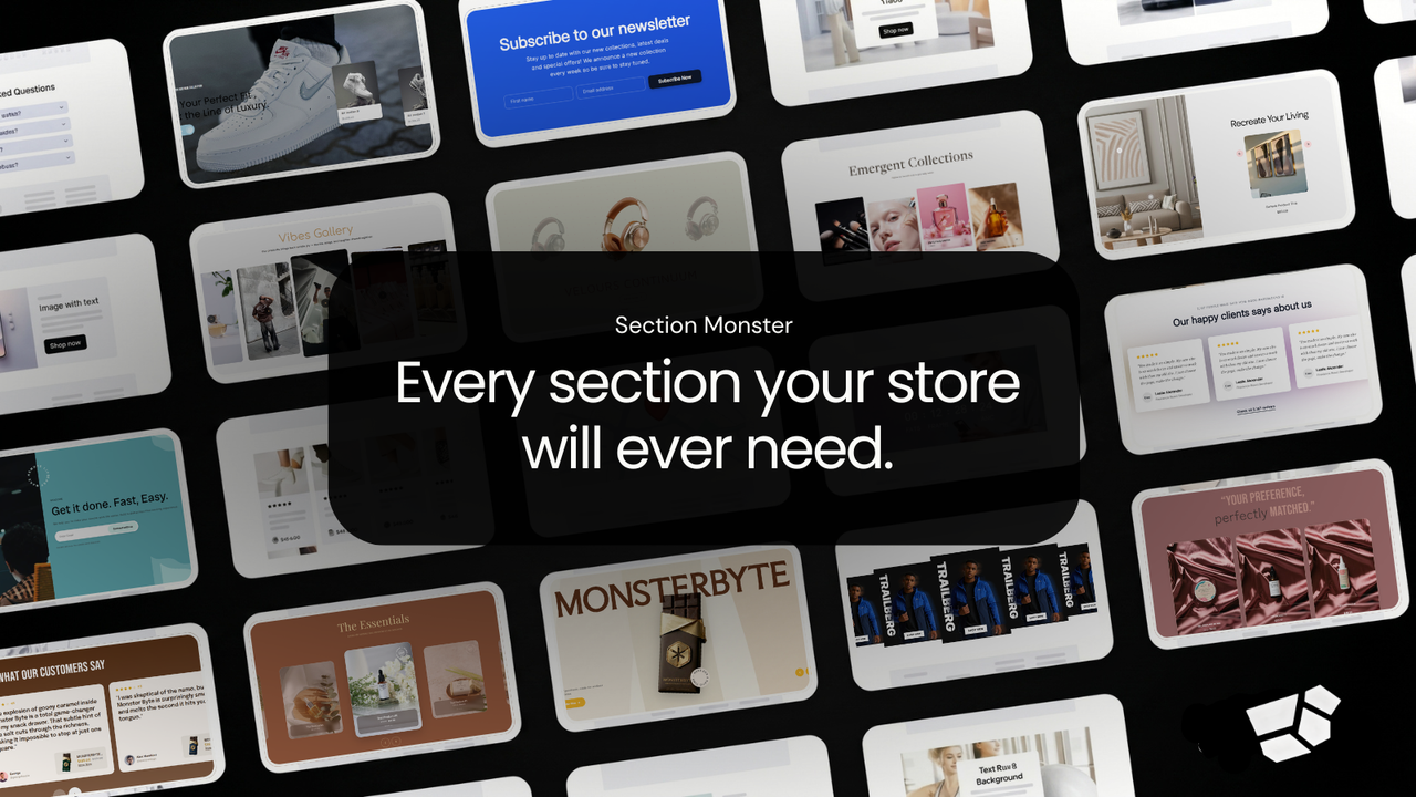 SectionMonster: Theme Sections official product preview
