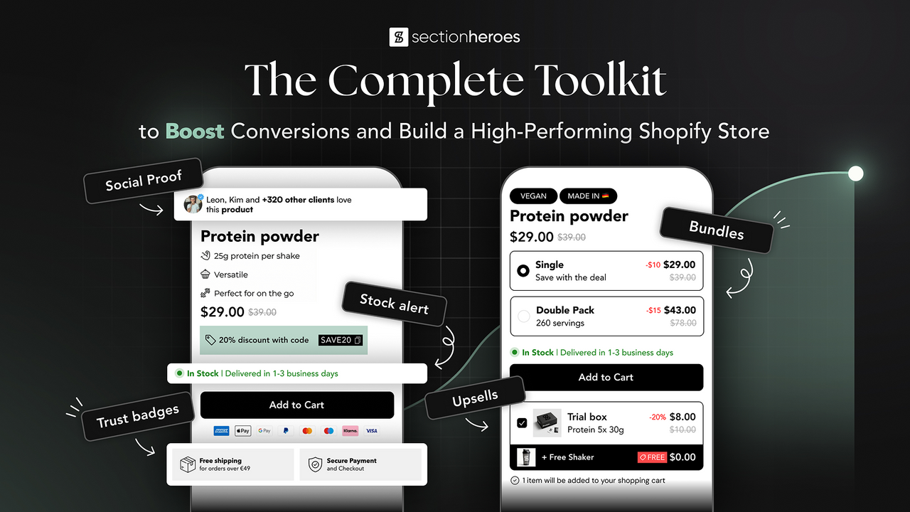 SH | Sections, Bundles, Upsell official product preview