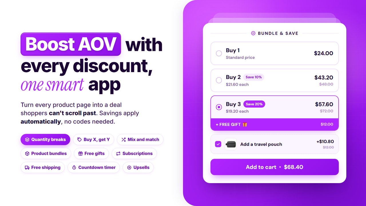 SMART Bundles Volume Discounts official product preview