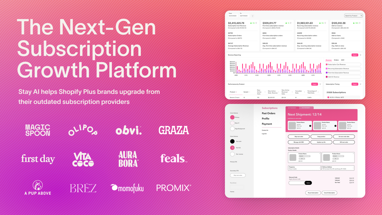 Stay AI Subscriptions App official product preview