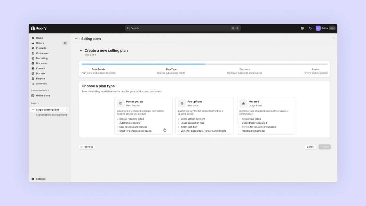 Stripe Subscriptions official product preview