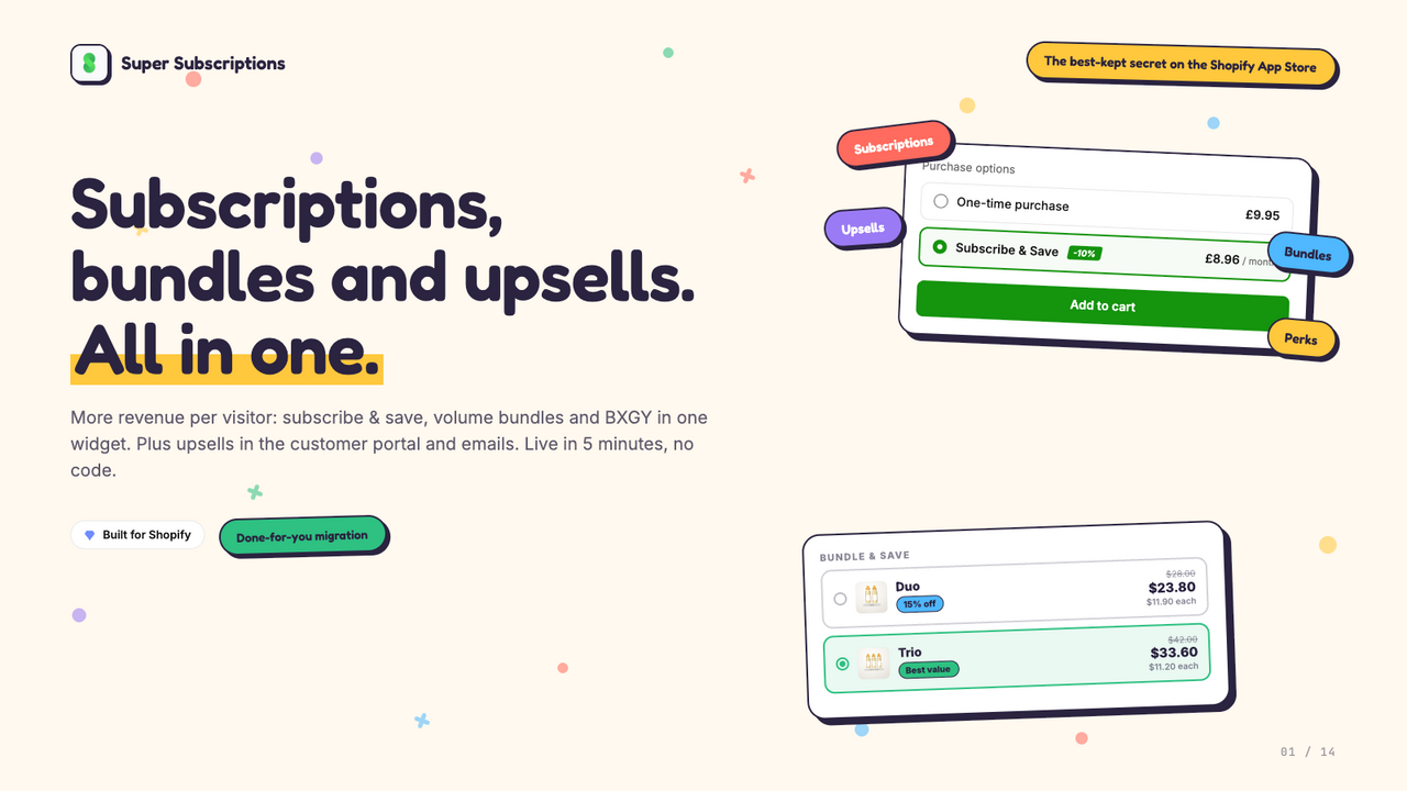 Supr Bundle & Subscription App official product preview