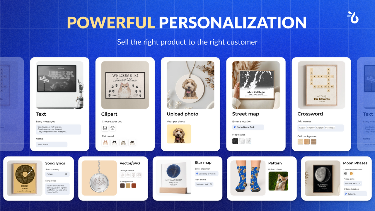 Teeinblue Product Personalizer official product preview