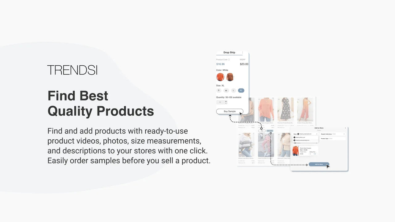 Trendsi: Fashion Dropshipping official product preview