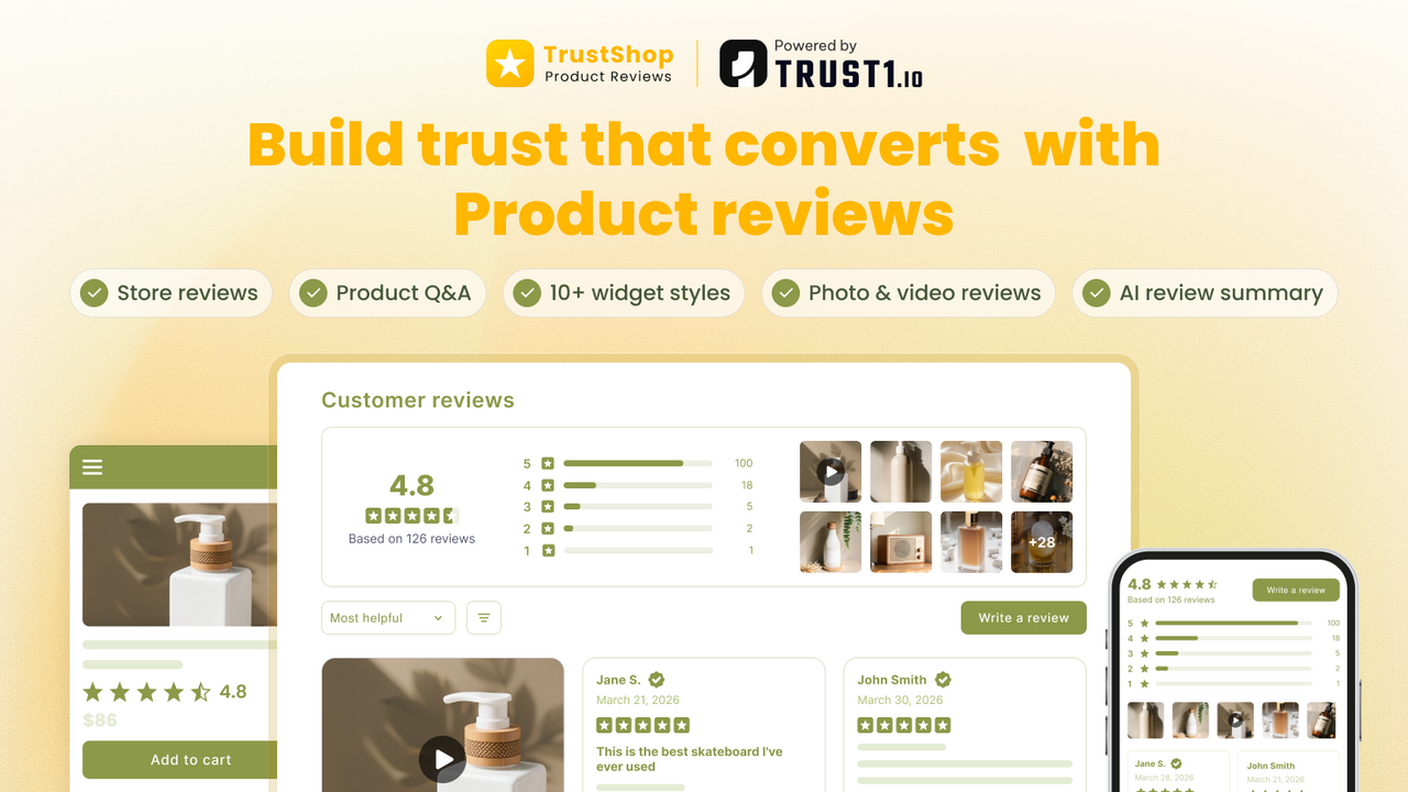 TrustShop: Product Reviews official product preview