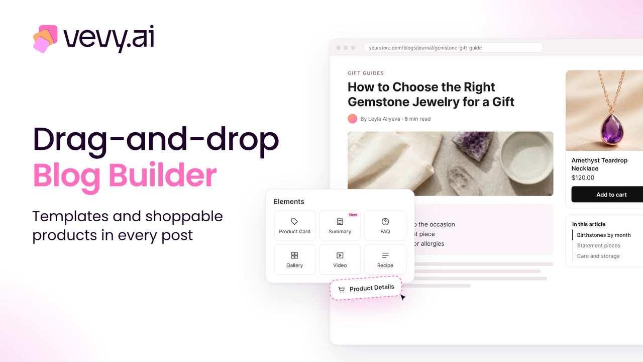 vevy SEO Blog Builder & Layout official product preview
